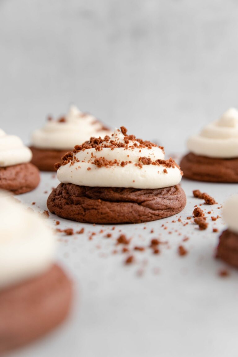 Crumbl Copycat Red Velvet Cookies