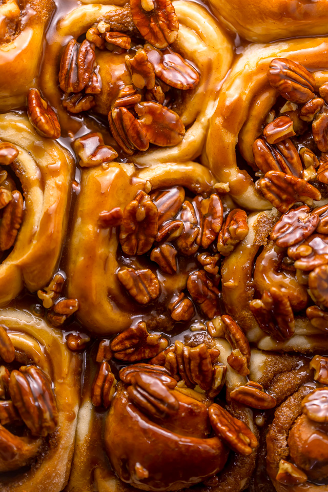 The Best Sticky Pecan Cinnamon Buns